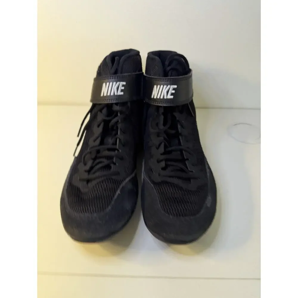 New Nike Speedsweep 8 GS Size 5Y Black White Youth Wrestling Shoes Sneakers